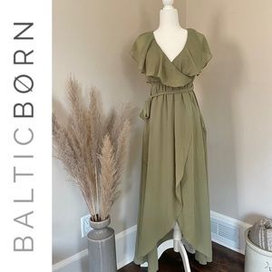 Baltic Born | NWT | Katya Ruffle Maxi Dress